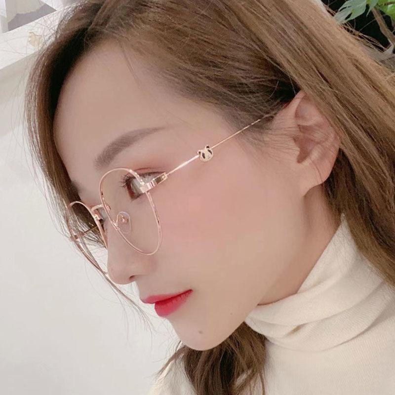 Женские очки в стиле панды, милые оптические очки, анти-УФ-очки, очки для компьютера, очки для близорукости