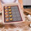 Антипригарный коврик для выпечки, безопасный для пищевых продуктов, силиконовый коврик для выпечки, многоразовый, пищевого качества, двусторонний, силиконовые коврики для выпечки макарон