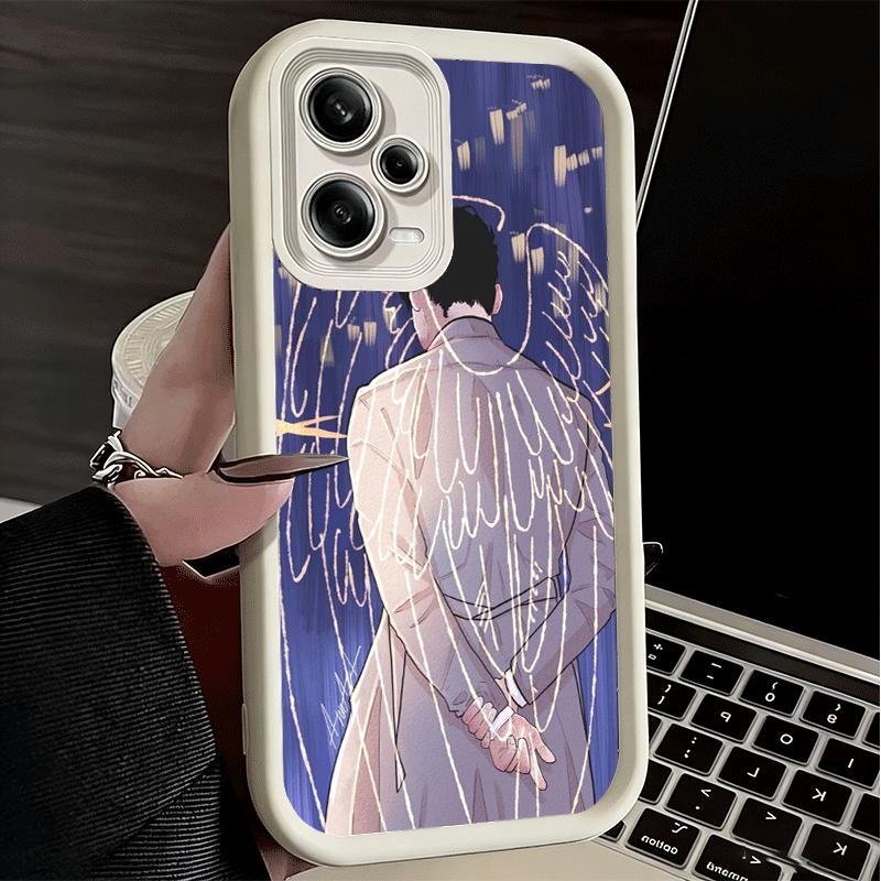 Мягкий чехол для телефона Ангел Кастиэль Сверхъестественное для Xiaomi Poco X7 X6 X5 Pro X4 Gt X3 F7 Ultra M8 M7 Redmi 15C 15 14C 13 13C 12 12C 1