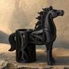 Подставка для ручек в форме лошади, 3D-печатный стаканчик для карандашей, Многофункциональный настольный органайзер для канцелярских принадлежностей для дома и офиса