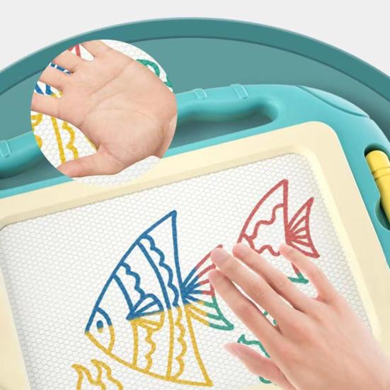 1 Set Painting Board Magnetic Educational Erasable Exercise Hand-on Ability Drawing Board for Kids