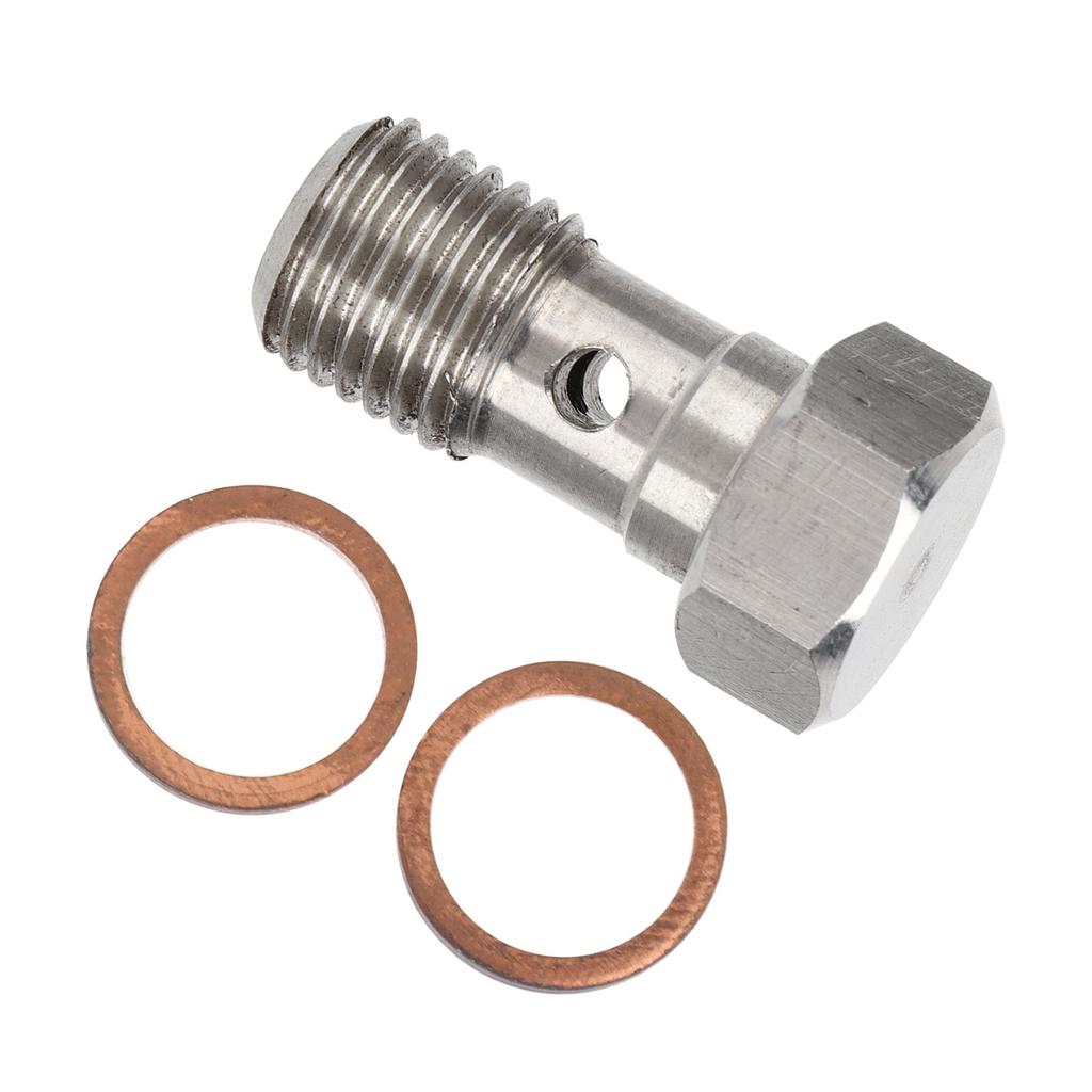 7 16inx20 UNF Банджо-болт Нержавеющая сталь Длина 25 мм Адаптер тормозного фитинга с 2 шайбами