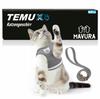 TEMUX Cat Harness with Leash Escape Proof Soft Adjustable Dog Harness
