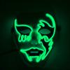 Halloween Killer Cosplay Mask Ghosts Dance Scary Costumes Dexoration Glow Up Creepy Mask Thriller LED Mask Devil  Mask For Men