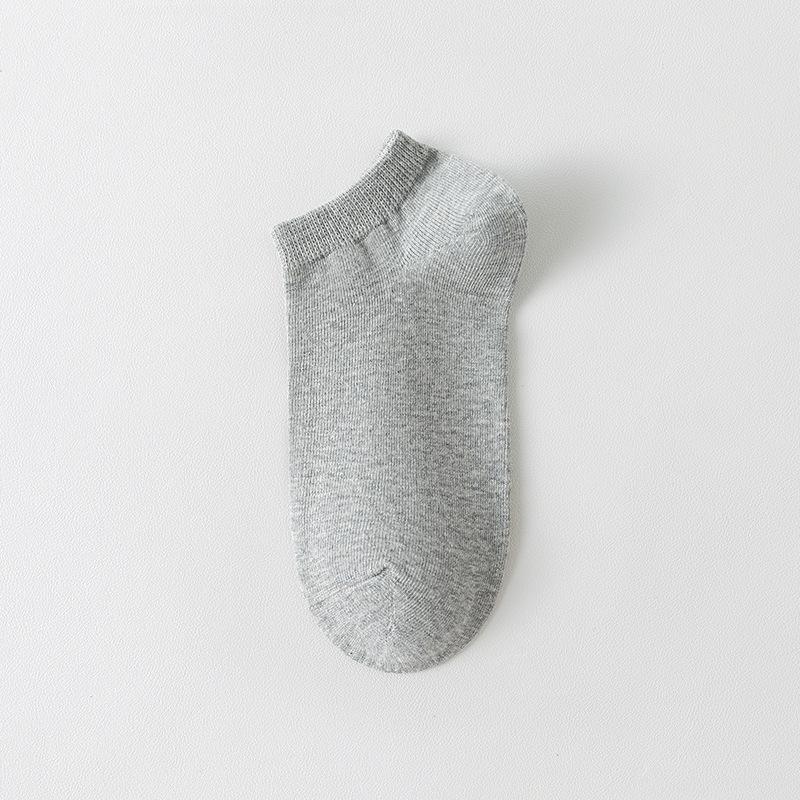 Женские летние тонкие хлопковые носки-следки против скольжения, дезодорирующие, впитывающие пот, дышащие, с пяткой