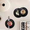 Виниловая пластинка, термостойкий коврик, подставка под стакан, нескользящая подставка под кастрюлю, подставка под тарелку, кухонные принадлежности, подставки под стакан