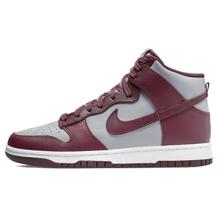 Nike Dunk High 'Dark Beetroot' (Unisex) Dark Beetroot / Wolf Grey / White / Dark Beetroot Skate Shoes DD1399 600