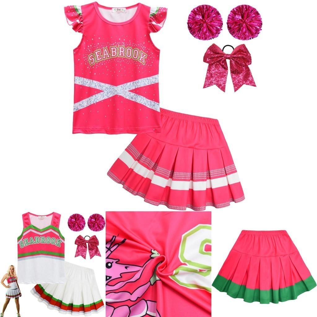 Creepy Zombies 3 Cheerleader Cosplay Costume For Girls Perfect Gift For Halloween