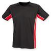 Childrens/Kids Short Sleeve Performance Panel Sports T-shirt