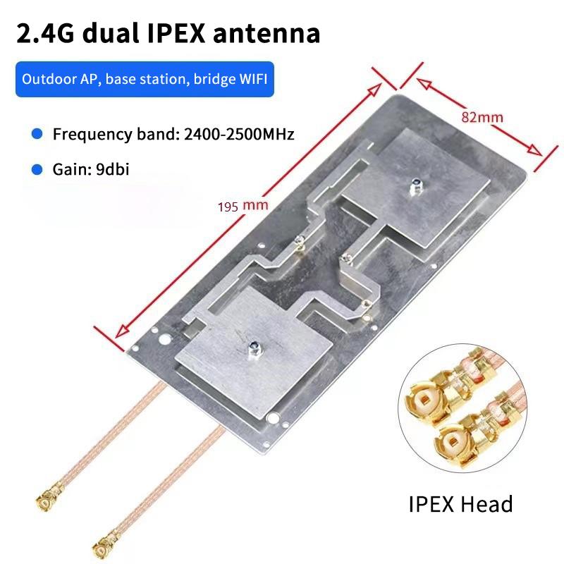 1Pcs High Gain 9/12Dbi 2400-2500/5150-5850Mhz Dual Band 2.4G 5.8G Wifi Wireless Router Module Ap Bridge Amplifier Antenna