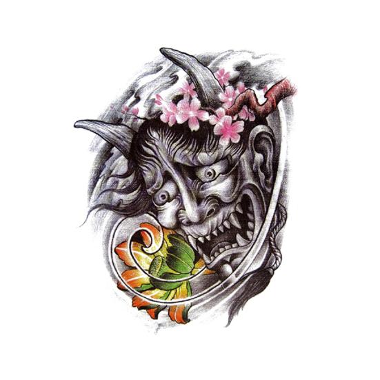 Large Sexy Tattoo Skull Temporary Body Arm Stickers Removable Waterproof Sticker