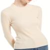 Bottom Shirt Round Neck Sweater Women's Tights Slim Model High Stretch Long Sleeve Elegant Top Knit