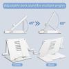6 Adjustable Positions Desk Book Holder Heavy Duty Metal Document Holder  Reading Support