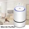HEPA Filter Touch Ionizer Air Purifier Cleaner Ionizer Oxygen Bar Allergen Odor PM2.5 Remover With Light Home Office