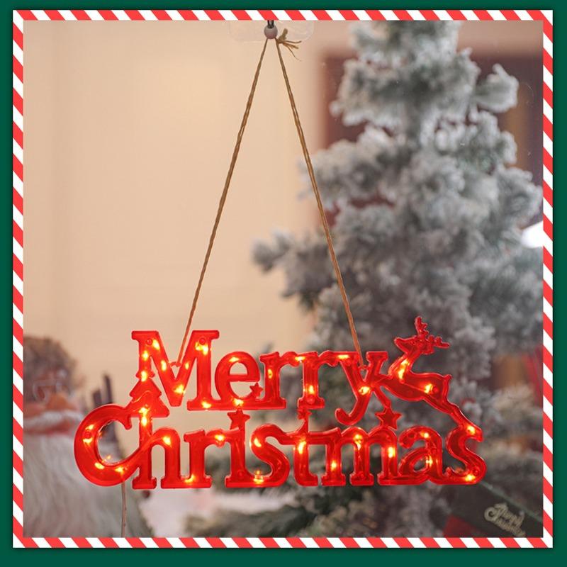 Весёлые рождественские огни с гирляндами. Светодиодный алфавитный свет. Украшение домашней атмосферы.