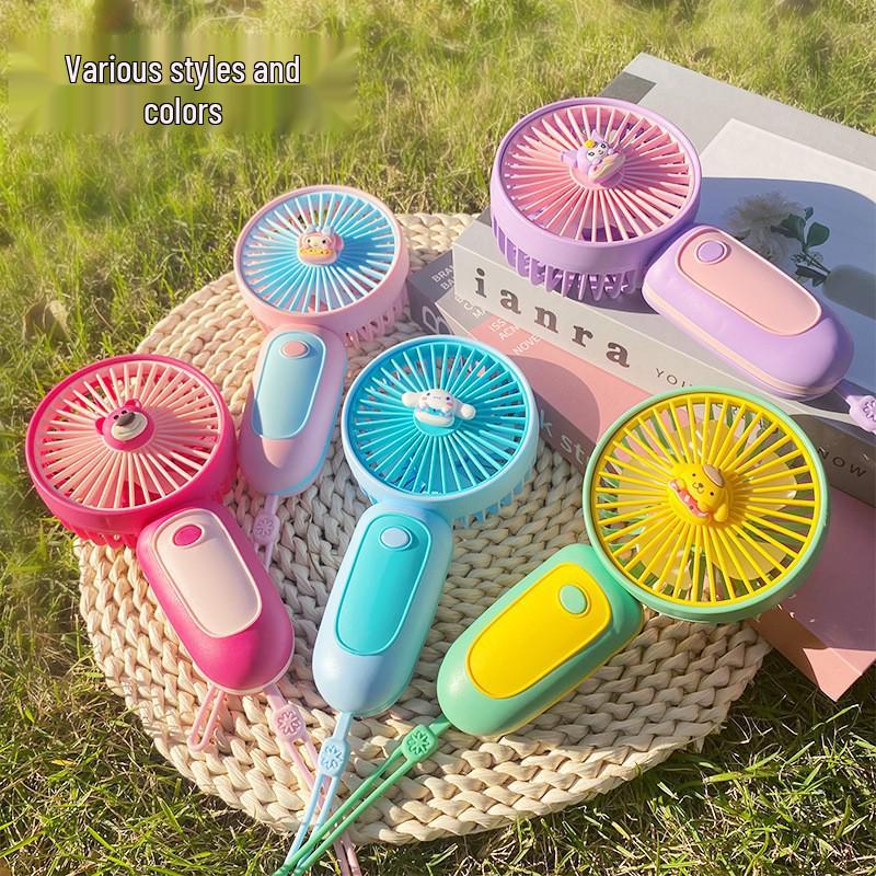 Portable USB Rechargeable Pocket Fan - Multifunctional Handheld Cooling Device