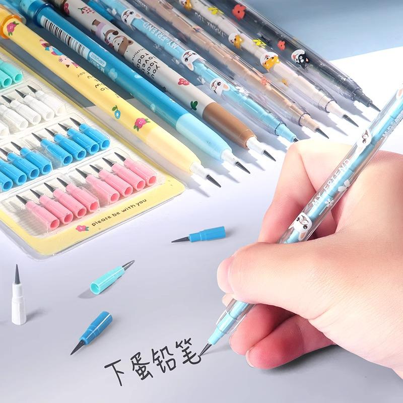 Милый мультяшный механический карандаш HB для детей со сменным стержнем