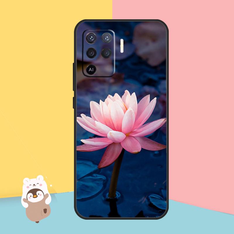 Летний чехол Lotus для OPPO A74 A93 A83 A91 A53S A9 A5 A31 A53 2020 A15 A16 A1K A52 A72 A94 A54, чехол