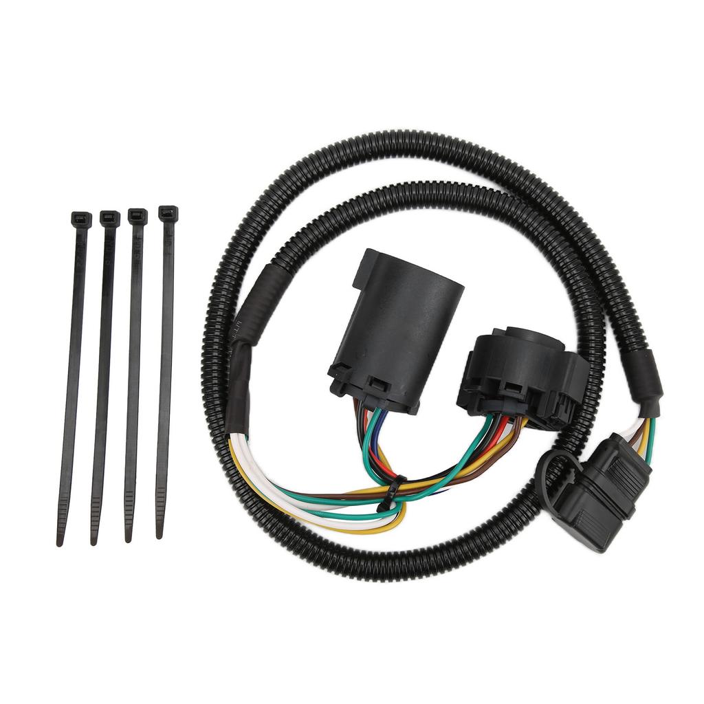 3.6ft 4Pin Trailer Wiring Harness Extension VehicleSide Truck Bed with 7Pin Connector US Type