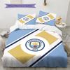 Manchester City Football Club3 Pattern Bedding Quilt Set  Home Decoration  Gift (1 * duvet cover + 2 * pillowcase  without core)