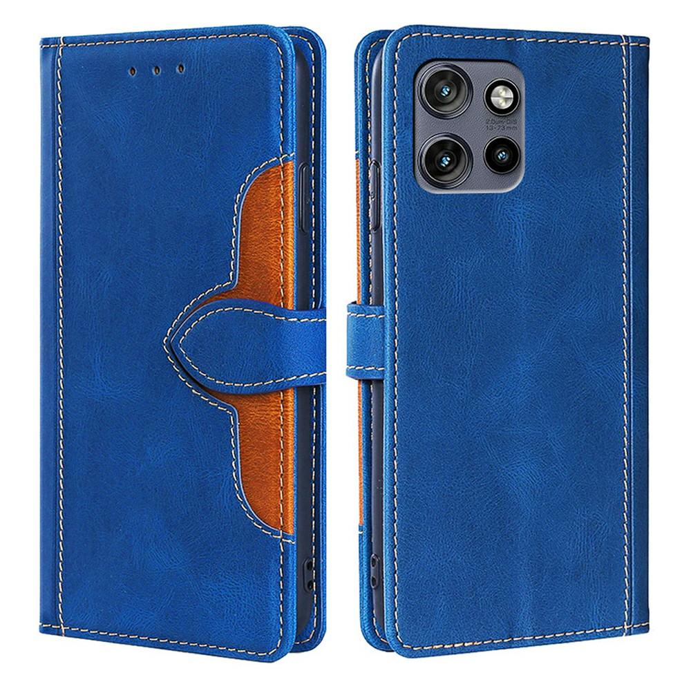 Для Motorola Edge 50 Neo 5G Чехол Кожаный Чехол-кошелек для телефона с магнитной застежкой в виде соломенной шляпы