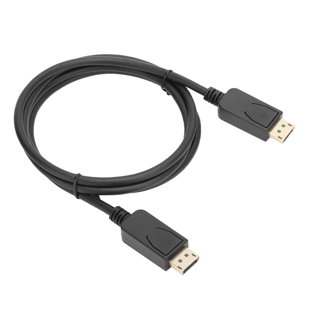 DP to DP Cable Black ABS Material Version 1.2 for Computer Display Converter 4k 60hz