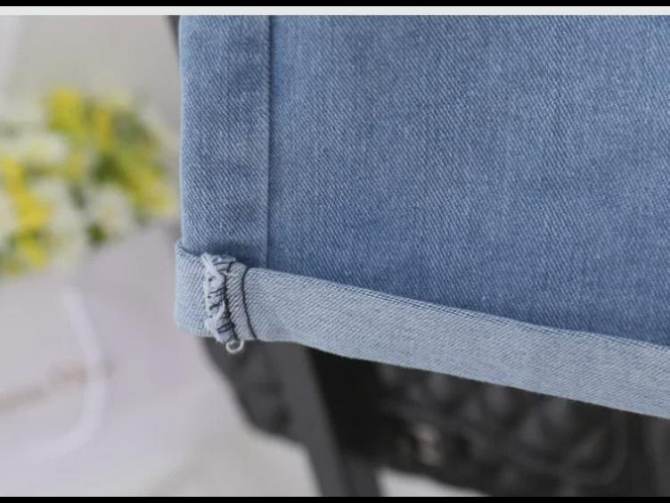 «Женские джинсовые шорты с высокой талией в корейском стиле 2020 года — свободные, облегающие, широкие, шикарные летние шорты»