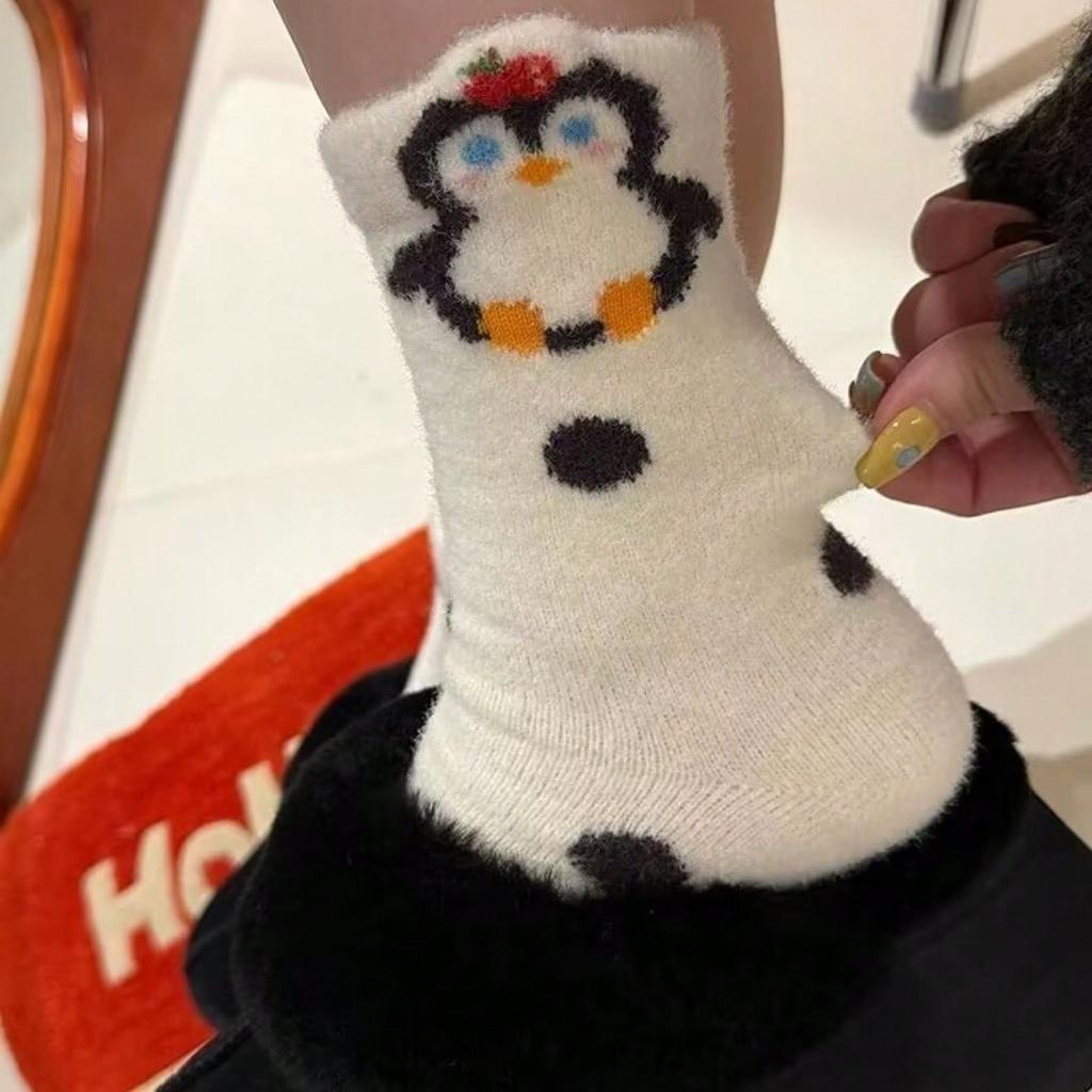 Cartoon Cute Animal Short Socks Funny Penguin Kawaii Women's Socks Korean Style Female Cute Socks Cute Socks