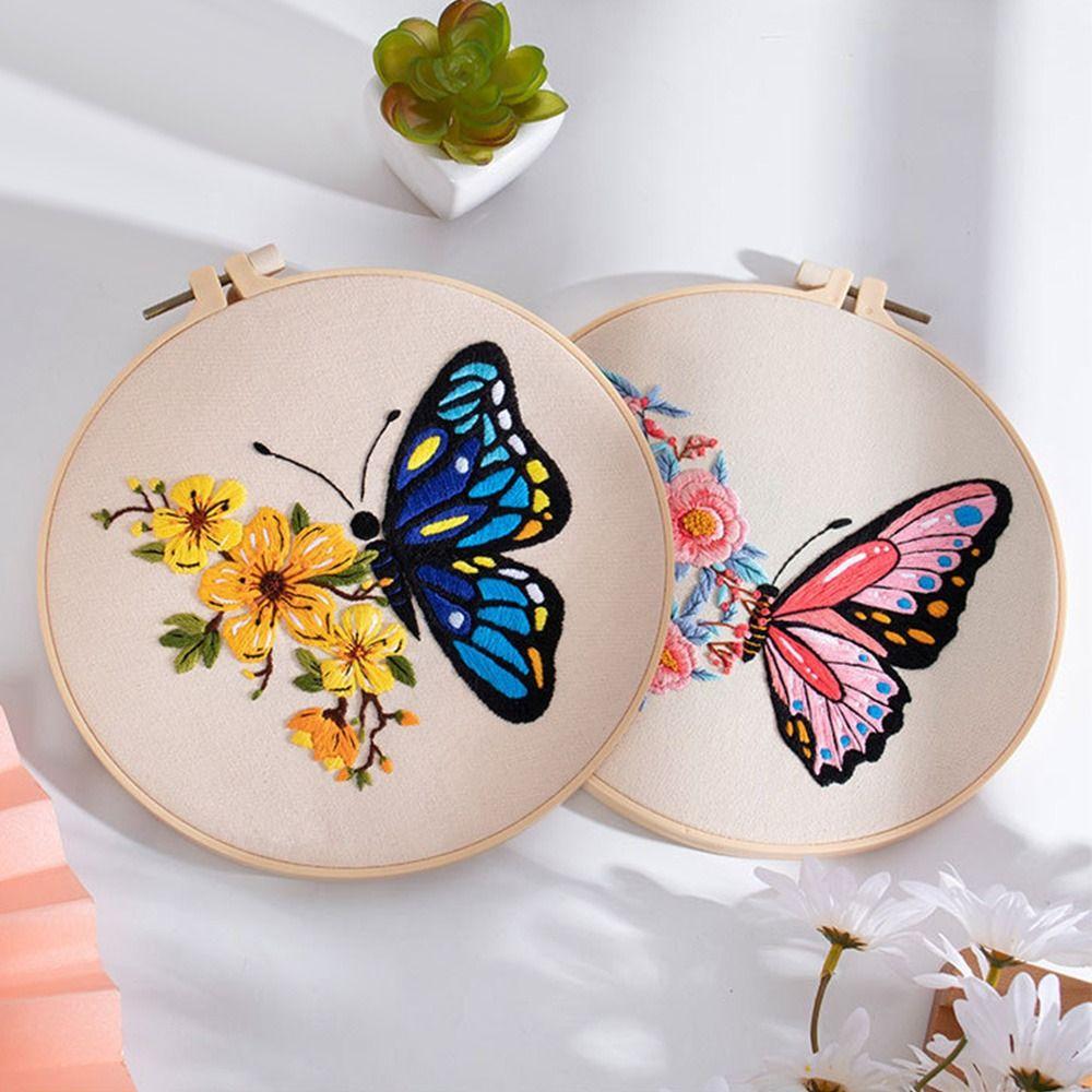 Игла Нить Швейные Принадлежности Иглопробивная Вышивка Цветами Вышивальный Пяльцы Набор для Вышивания Крестиком