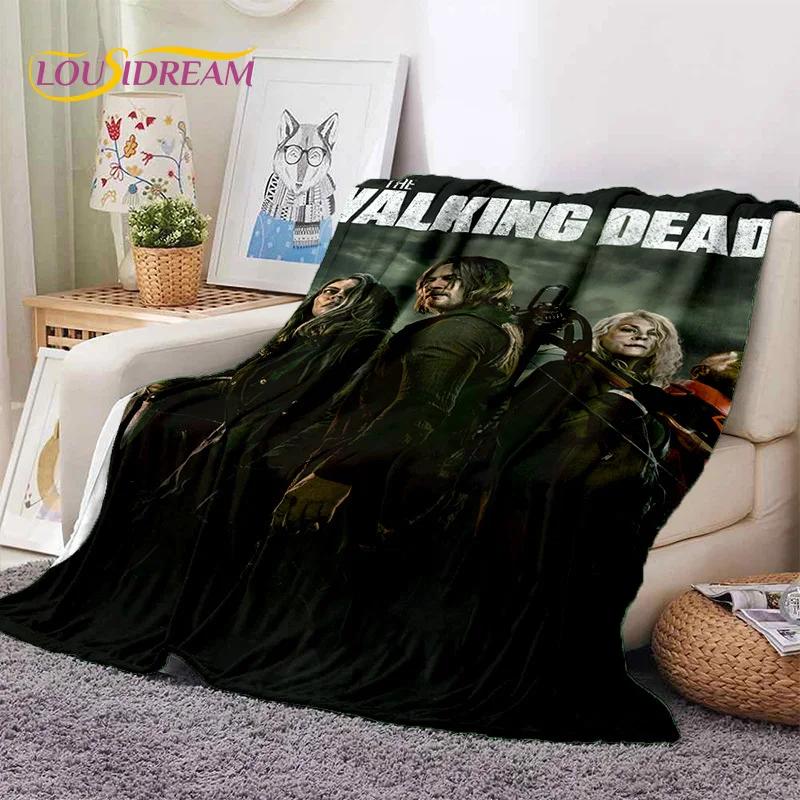 Ходячие мертвецы Линкольн TWD Мягкое фланелевое одеяло для кроватей Спальни Дивана Пикника, Плед для Накрытия на Улице Отдыха Дневного Сна Подарок