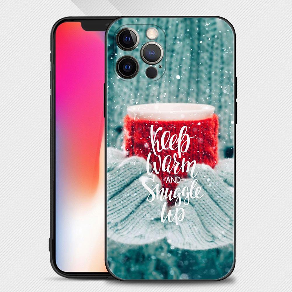 Веселый рождественский снеговик чехол для телефона чехол для iPhone Xiaomi Mi Samsung Galaxy Redmi Note AS 11 12 13 14 15 22 23 24 5G Pro Plus Max Fe Ultra