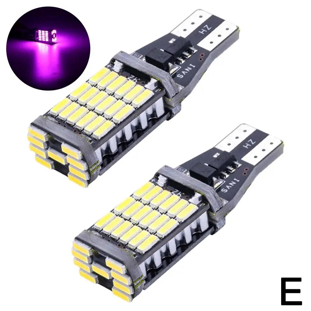 Автомобильный сигнальный фонарь T15 W16W Светодиодная лампа T10 W5W 4014 Светодиодный сигнальный фонарь Белый свет Стояночный свет Задний тормоз Автомобиль Z7T0