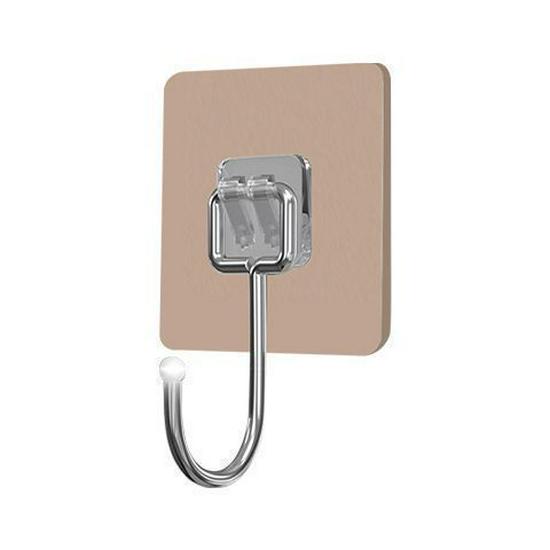 Strong Adhesive No-Drill Hook – Traceless Bathroom/Kitchen Accessory for Heavy Cookware