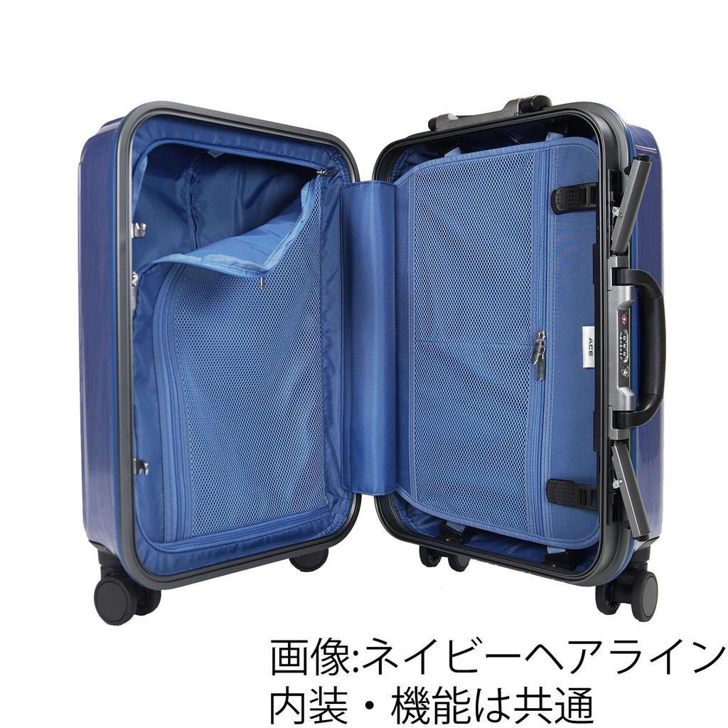 Ace Suitcase Carry Case Carry Bag S Size 1 Night 2 Days 2 Nights 3 Days 30L Caster Stopper Twin Wheel Casters Cresta 2F Carry-on 3.7kg No.05106