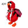 Creative Desk Decoration Items 7 Inch Goose Outfits, Red Hoodie Sunglasses Necklace Backpack Headset, Decorative Miniature Backpacks Mini Desktop
