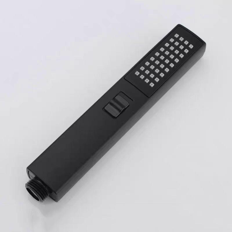 Bathroom Accessories Black Wall Stainless Steel Handheld Sprinkler Shower Mounting Black Shower&Spray 2 Function Handheld