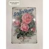 Rose Tin Sign Metal Wall Art, Home Interior Decor Plaque