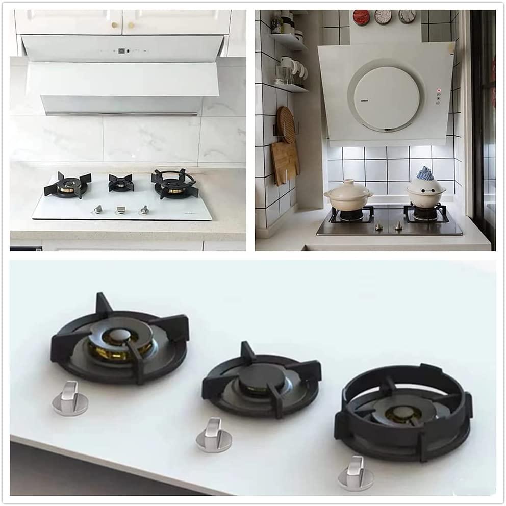 6 шт. Адаптеры для ручки управления газовой плитой, поворотные переключатели духовки, замена ручки управления горелками