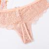 3 Pcs Woman Panties Sexy Lace Thong Underwear Lingerie Female T-back Temptation Low Waist G-string Pack