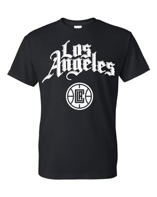 Футболка с логотипом Los Angeles Clippers - Все цвета дизайна + Размеры S-5XL и Детская унисекс футболка