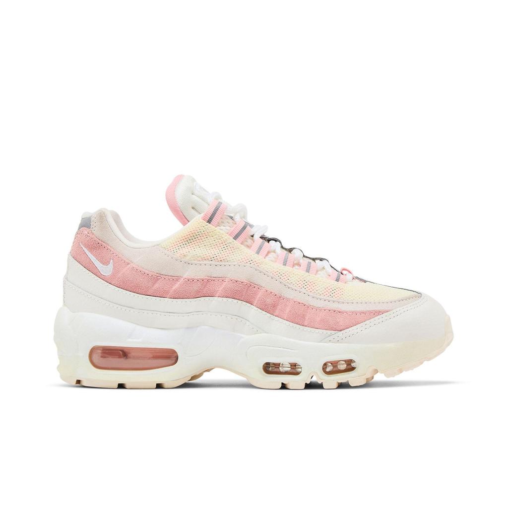 Nike Womens Air Max 95 'Bleached Coral' (women's sizes) Sail / White / Bleached Coral Running Shoes 307960 116