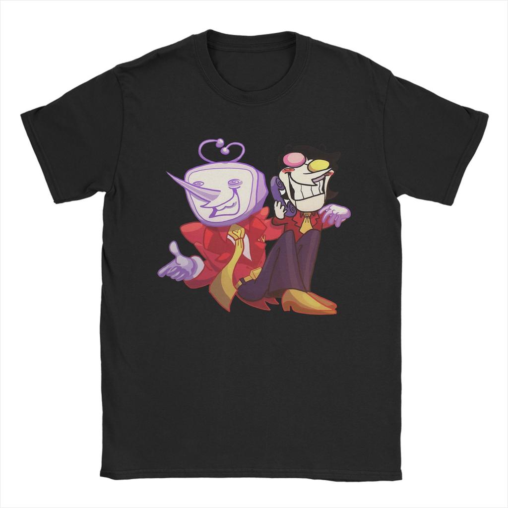 Couple T-Shirt Spamton Deltarune Big Shot T-Shirts Fashion Summer Tees Vintage Print Cotton Tops Birthday Present