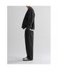 8SECONDS Cotton Wide Fit Half-Banding Pants Black