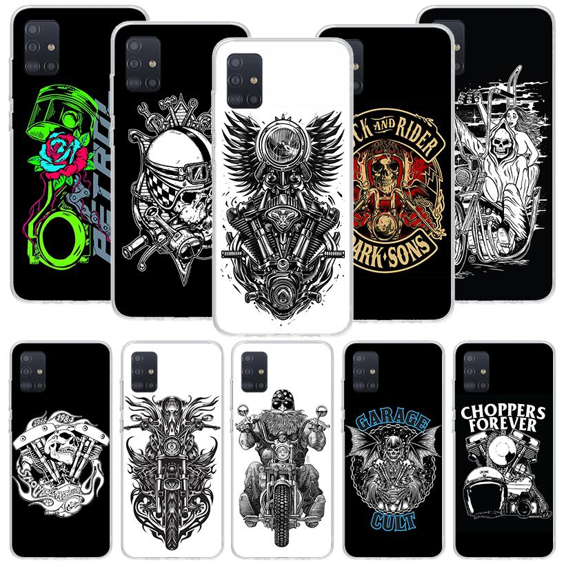 Motorcycle Gear Phone Case for Samsung Galaxy A52 A51 A50S A12 A22 A32 A72 A10S A30S A31 A71 Note 20 Ultra 10 Plus S10 Galaxy A5