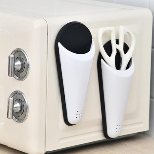 Magnetic Scissors Holder, Kitchen Scissors Holder, Scissors Protector Cover, Magnetic Storage Box, Lightweight, Drainage Hole, Kitchen Scissors Holder