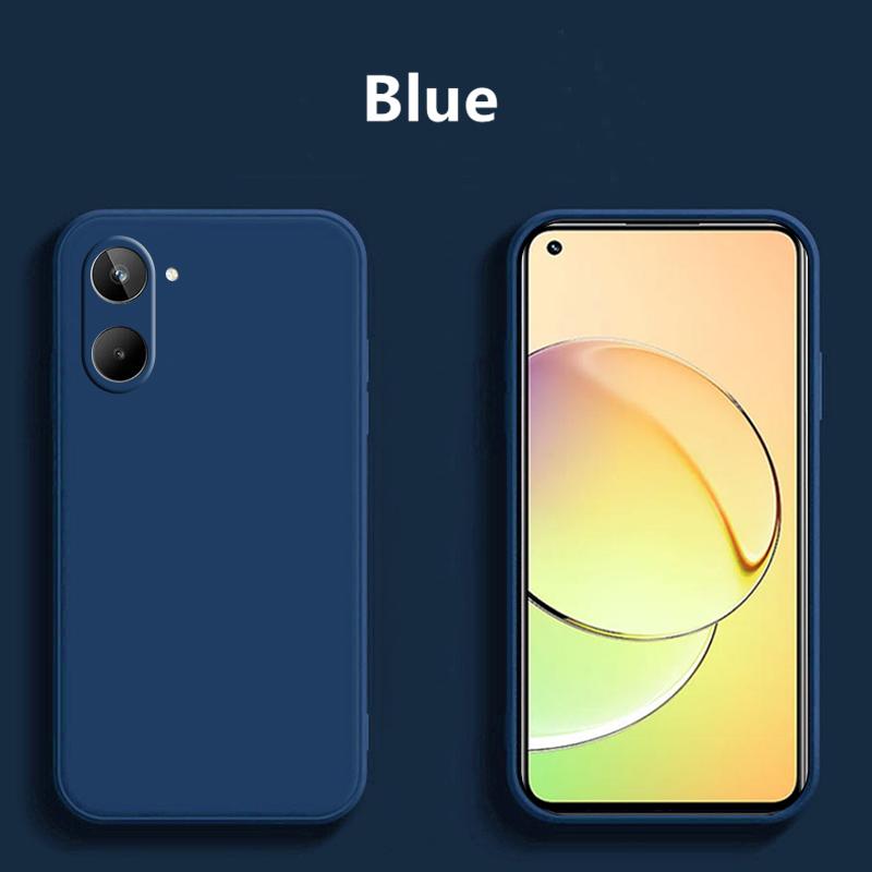 Для Realme 10 Pro Чехол Realme 9 10 Pro Plus Противоударный бампер Мягкий жидкий силиконовый чехол для всей задней панели телефона Realme 10 Pro