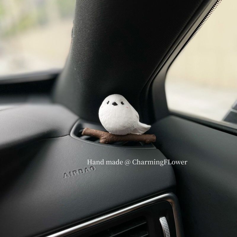 Car Perfume Cute Bird Aroma Diffuser Car Air Conditioning Vent Aroma Stone Car Interior Decoration Accessories Collection
