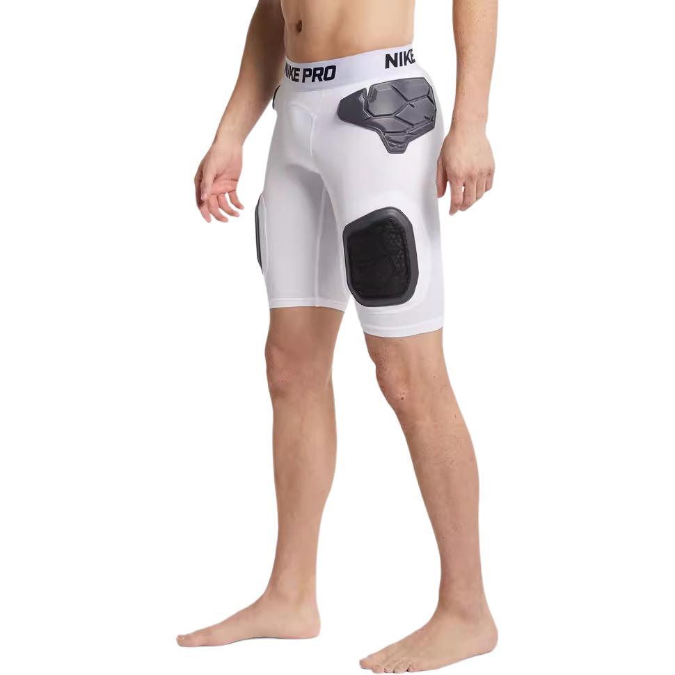 Nike Мужские padded футбольные шорты Pro HyperStrong Белый Черный AQ2732-100