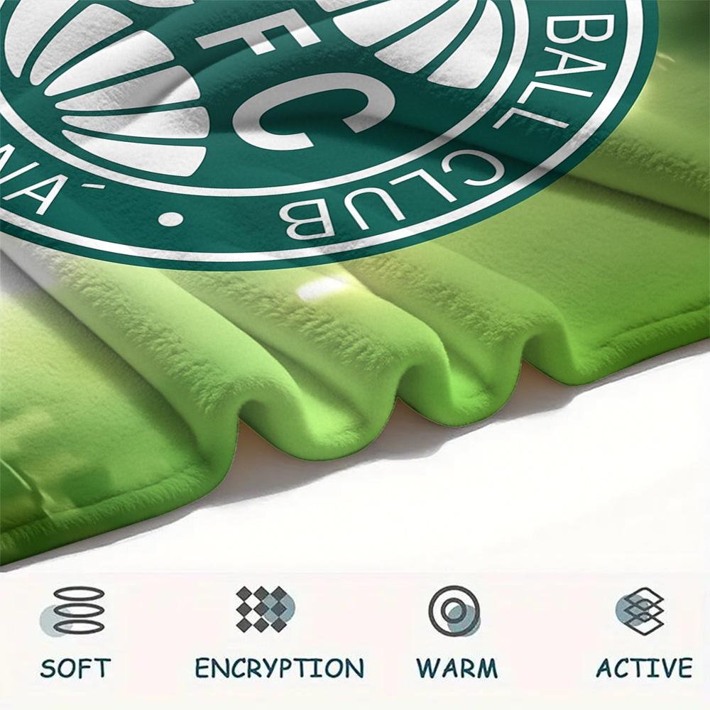 Coritiba Football Club,pattern Flannel Blanket, High quality Comfortable for All Seasons, Home Decor, Warmth and Comfort, Perfect for Gifts.