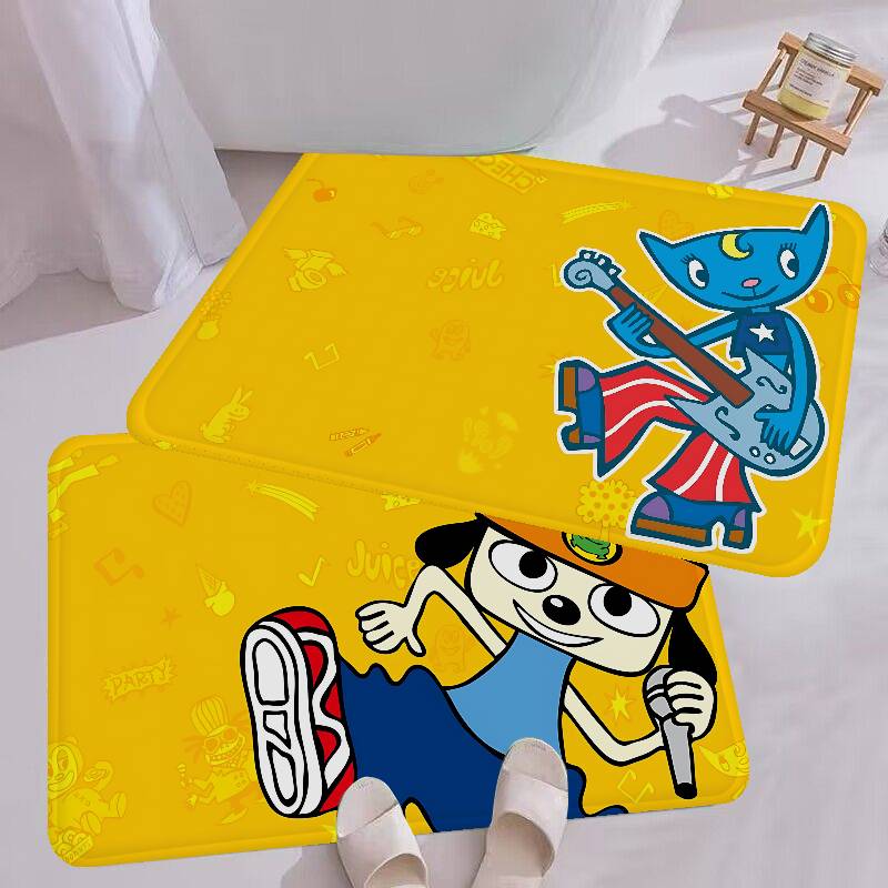 Rhythm Game PaRappa the Rapper Door Mat Nordic Style Bedroom Living Room Doormat Home Balcony Anti-Slip Alfombra